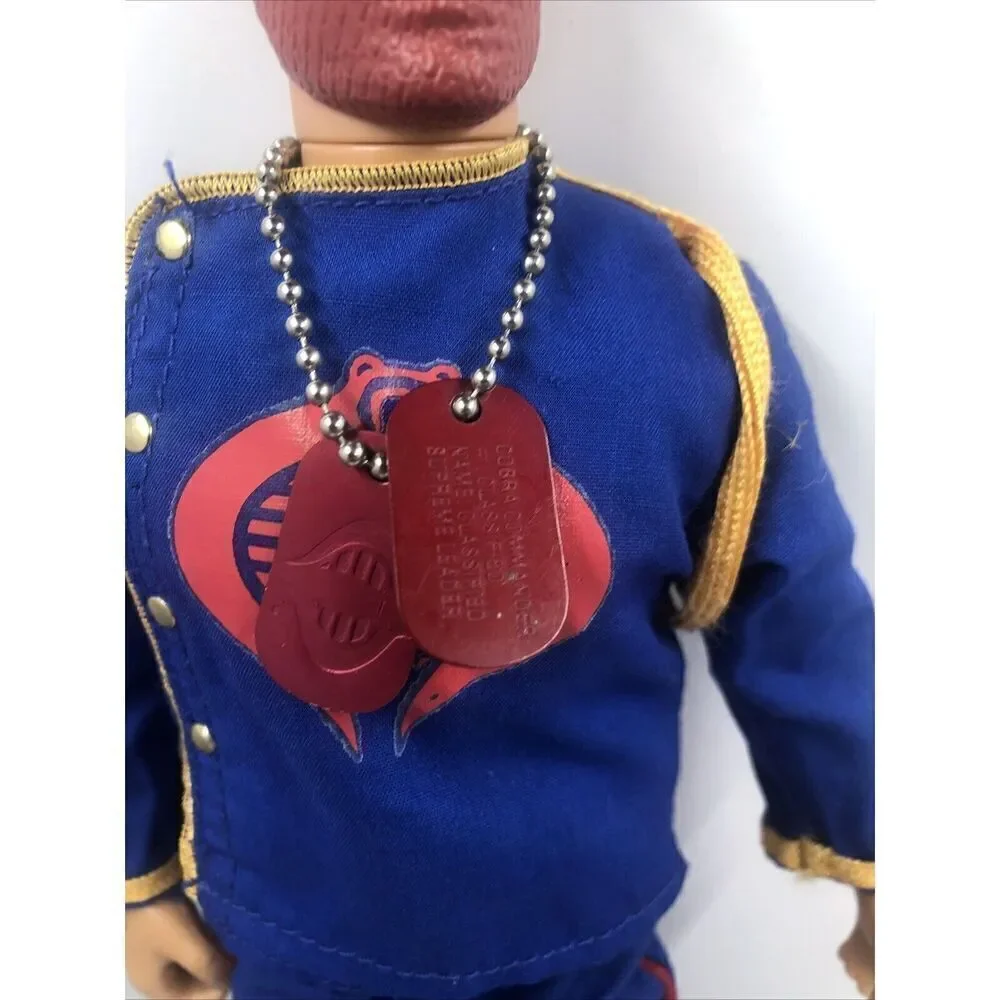 GI Joe Cobra Commander 11 Inch Figure Pawtucket Hasbro With Some Accessories